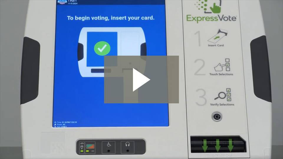 Video: how to use the voting machines